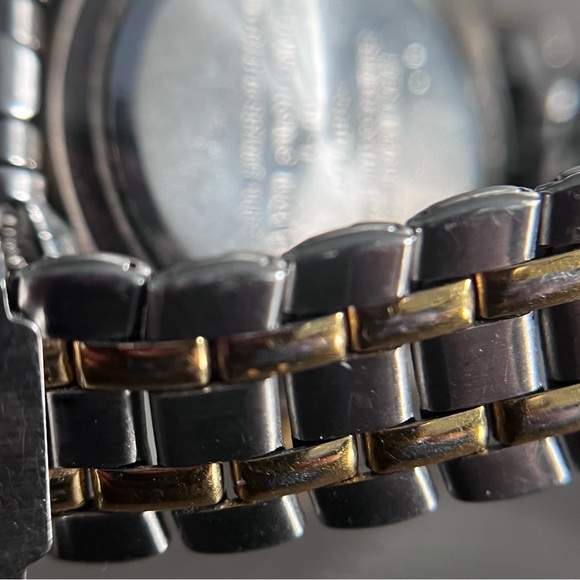 Armitron Ladies Silver Gold Tone Watch - AS IS - Picture 6 of 12